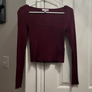 ASOS Cropped Long Sleeve Sweater - size 6